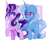 Size: 2850x2350 | Tagged: dead source, safe, artist:sydmeu, derpibooru import, starlight glimmer, trixie, pony, unicorn, no second prances, female, mare, simple background