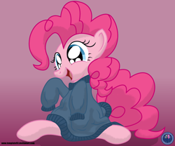 Size: 1280x1067 | Tagged: safe, artist:template93, pinkie pie, earth pony, pony, clothes, solo, sweater