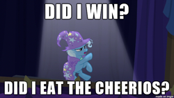 Size: 610x343 | Tagged: safe, derpibooru import, trixie, pony, unicorn, no second prances, female, game grumps, image macro, mare, meme, non sequitur, punch out, solo, the paint and growerful triskie, trixie yells at everything