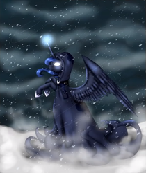 Size: 499x593 | Tagged: safe, princess luna, alicorn, pony, a hearth's warming tail, female, horn, mare, solo, spirit of hearth's warming yet to come