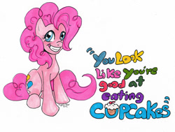 Size: 900x682 | Tagged: safe, artist:segdavinci, pinkie pie, earth pony, pony, solo