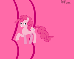 Size: 1280x1024 | Tagged: safe, artist:regxy, pinkie pie, earth pony, pony, colored, female, mare, pink coat, pink mane, solo