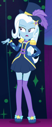 Size: 388x938 | Tagged: safe, derpibooru import, screencap, trixie, better together, equestria girls, spring breakdown, cropped, magician outfit