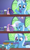 Size: 640x1080 | Tagged: safe, artist:digimonlover101, artist:sketchmcreations, derpibooru import, edit, edited screencap, screencap, princess twilight 2.0, trixie, twilight sparkle, twilight sparkle (alicorn), alicorn, pony, unicorn, all bottled up, reflections, the last problem, spoiler:comic, alicornified, exploitable meme, game, gameloft, magic, meme, older, older twilight, princess of humility, race swap, trixie fixing meme, trixiecorn