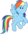 Size: 1390x1708 | Tagged: safe, rainbow dash, pegasus, pony, faic, ronbow dosh, shrunken face, woll smoth