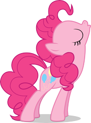 Size: 8000x10743 | Tagged: safe, artist:nitrateexhaust, pinkie pie, earth pony, pony, absurd resolution, simple background, solo, transparent background, vector