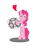 Size: 2000x2499 | Tagged: safe, artist:sonicrainpwn, pinkie pie, earth pony, pony, companion cube, crossover, heart, hug, portal (valve), simple background, transparent background