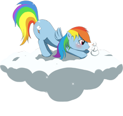 Size: 745x703 | Tagged: safe, artist:ink-desu, rainbow dash, pegasus, pony, blue coat, female, mare, multicolored mane