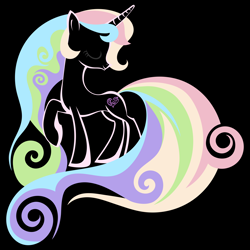 Size: 10000x10000 | Tagged: safe, artist:rokushou, princess cadance, alicorn, pony, absurd resolution, alternate hairstyle, solo, vector, wallpaper