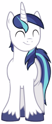 Size: 7000x16500 | Tagged: safe, artist:tardifice, shining armor, pony, unicorn, absurd resolution, happy, shining adorable, simple background, solo, transparent background, vector