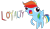 Size: 900x529 | Tagged: safe, artist:skunkydrdz, rainbow dash, pegasus, pony, blue coat, element of loyalty, female, mare, multicolored mane