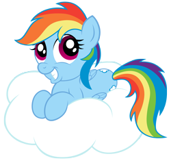 Size: 5250x5000 | Tagged: safe, artist:aleximusprime, artist:mrlolcats17, rainbow dash, pegasus, pony, absurd resolution, cloud, colored, simple background, transparent background, vector