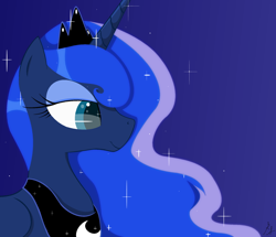 Size: 1024x879 | Tagged: safe, artist:xxthatsmytypexx, princess luna, alicorn, pony, female, horn, mare, simple background, solo