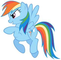 Size: 6085x6049 | Tagged: safe, artist:dentist73548, rainbow dash, pegasus, pony, absurd resolution, raised hoof, simple background, solo, transparent background, vector