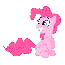 Size: 800x800 | Tagged: safe, artist:stinkehund, pinkie pie, earth pony, pony, simple background, svg, transparent background, vector