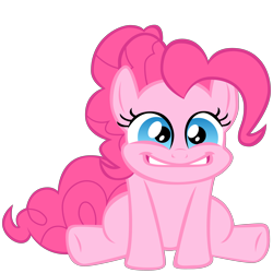 Size: 4000x4000 | Tagged: safe, artist:stinkehund, pinkie pie, earth pony, pony, absurd resolution, simple background, transparent background, vector