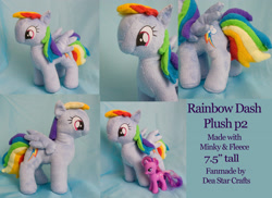 Size: 3372x2458 | Tagged: safe, artist:bluepaws21, rainbow dash, twilight sparkle, pony, irl, photo, plushie, toy