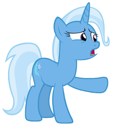 Size: 7000x7800 | Tagged: safe, artist:tardifice, derpibooru import, trixie, pony, unicorn, no second prances, absurd resolution, female, mare, open mouth, photoshop, raised hoof, simple background, solo, transparent background, vector