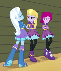 Size: 612x714 | Tagged: safe, derpibooru import, screencap, fuchsia blush, lavender lace, trixie, equestria girls, rainbow rocks, female, trixie and the illusions