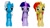 Size: 686x388 | Tagged: safe, derpibooru import, sunset shimmer, trixie, twilight sparkle, pony, unicorn, pony creator, 3d, ponylumen