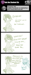 Size: 800x1925 | Tagged: safe, artist:sintakhra, ocellus, sandbar, changedling, changeling, pony, tumblr:studentsix, female, male, ocellus is not amused, teenager