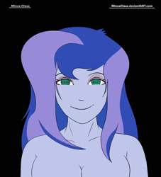 Size: 2000x2200 | Tagged: safe, artist:minusclass, princess luna, vice principal luna, equestria girls, animated in description, breasts, female, princess balloona, solo, strategically cropped