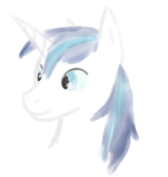 Size: 598x631 | Tagged: safe, artist:cheri-bomb, shining armor, pony, unicorn, bust, doodle, portrait, solo