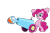 Size: 1800x1200 | Tagged: safe, artist:stratmlp, artist:stratolicious, pinkie pie, rainbow dash, earth pony, pegasus, pony, oh crap, party cannon, pony cannonball, this will end in pain, this will not end well, uh oh