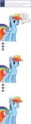 Size: 600x2400 | Tagged: safe, artist:dekomaru, rainbow dash, pegasus, pony, ask, l.a. noire, tumblr, tumblr:ask twixie