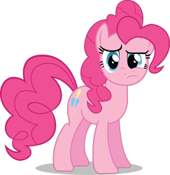 Size: 3620x3723 | Tagged: safe, artist:felix-kot, pinkie pie, earth pony, pony, female, looking at you, mare, simple background, solo, transparent background, vector