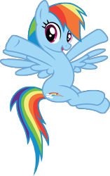 Size: 5658x8997 | Tagged: safe, artist:birthofthepheonix, rainbow dash, pegasus, pony, absurd resolution, looking at you, simple background, solo, transparent background, vector