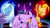 Size: 1920x1080 | Tagged: safe, artist:darkwolfmx, derpibooru import, sunset shimmer, trixie, twilight sparkle, twilight sparkle (alicorn), alicorn, pony, unicorn, counterparts, eyes closed, female, floppy ears, magic, magic circle, magical trio, mare, twilight's counterparts