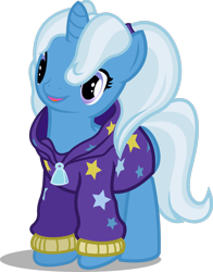 Size: 1280x1629 | Tagged: safe, artist:seahawk270, derpibooru import, trixie, pony, unicorn, alternate hairstyle, babysitter trixie, clothes, gameloft, hoodie, pigtails, simple background, solo, transparent background, twintails