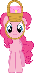 Size: 1803x3855 | Tagged: safe, artist:felix-kot, pinkie pie, earth pony, pony, party of one, female, mare, simple background, solo, transparent background, vector