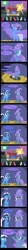 Size: 1176x10656 | Tagged: safe, artist:evil-dec0y, derpibooru import, berry punch, berryshine, bon bon, cheerilee, dj pon-3, lyra heartstrings, minuette, sweetie drops, trixie, vinyl scratch, pony, unicorn, comic:trixie vs., comic, female, mare