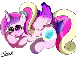 Size: 1600x1200 | Tagged: safe, artist:edgar2225, princess cadance, alicorn, pony, cute, cutedance, filly, solo, younger