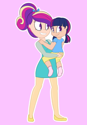 Size: 1280x1825 | Tagged: safe, artist:estrill, princess cadance, twilight sparkle, human, humanized, younger