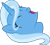 Size: 1147x1024 | Tagged: safe, artist:parclytaxel, derpibooru import, trixie, pony, unicorn, disembodied head, eyes closed, female, head, laughing, mare, on back, simple background, smiling, solo, transparent background, vector, wip