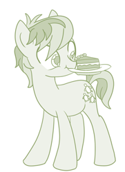 Size: 289x400 | Tagged: safe, artist:sintakhra, sandbar, earth pony, pony, tumblr:studentsix, cake, cropped, cute, cutie mark, food, male, sandabetes