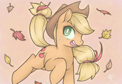 Size: 1286x891 | Tagged: safe, artist:soulspade, applejack, earth pony, pony, solo