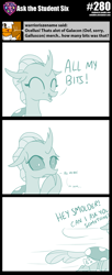 Size: 800x1966 | Tagged: safe, artist:sintakhra, ocellus, changedling, changeling, tumblr:studentsix, oh crap, oh dear, post-it, solo