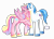 Size: 7014x5100 | Tagged: safe, artist:fleurescience, princess cadance, shining armor, alicorn, pony, unicorn, absurd resolution, bedroom eyes, blushing, eye contact, female, male, nuzzling, raised hoof, shiningcadance, shipping, simple background, smiling, spread wings, straight, traditional art, transparent background