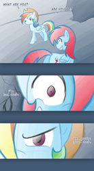 Size: 800x1447 | Tagged: safe, artist:feather, rainbow dash, pegasus, pony, ask, ask rainbow danger dash, tumblr