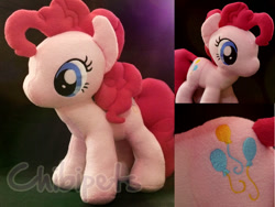 Size: 650x488 | Tagged: safe, artist:chibi-pets, pinkie pie, irl, photo, plushie, solo