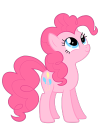 Size: 4000x5000 | Tagged: safe, artist:punchingshark, pinkie pie, earth pony, pony, simple background, transparent background, vector