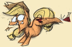 Size: 1280x848 | Tagged: safe, artist:capnpea, applejack, earth pony, pony, solo