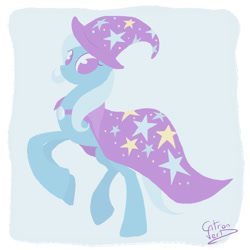 Size: 900x900 | Tagged: safe, artist:citron--vert, derpibooru import, trixie, pony, unicorn, female, mare, solo