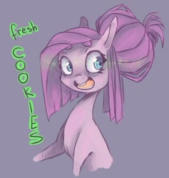 Size: 508x535 | Tagged: safe, artist:coffeechicken, pinkie pie, earth pony, pony, alternate hairstyle, pinkamena diane pie, thick eyebrows