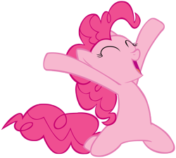 Size: 5000x4479 | Tagged: safe, artist:somepony, pinkie pie, earth pony, pony, absurd resolution, simple background, transparent background, vector