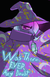 Size: 2000x3088 | Tagged: safe, artist:facelessguru, derpibooru import, trixie, pony, unicorn, cape, clothes, female, hat, magic, mare, solo, trixie's cape, trixie's hat